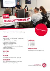 Flyer Brandschutzseminar N1