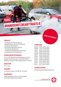 Flyer Brandschutzbeauftragte:r